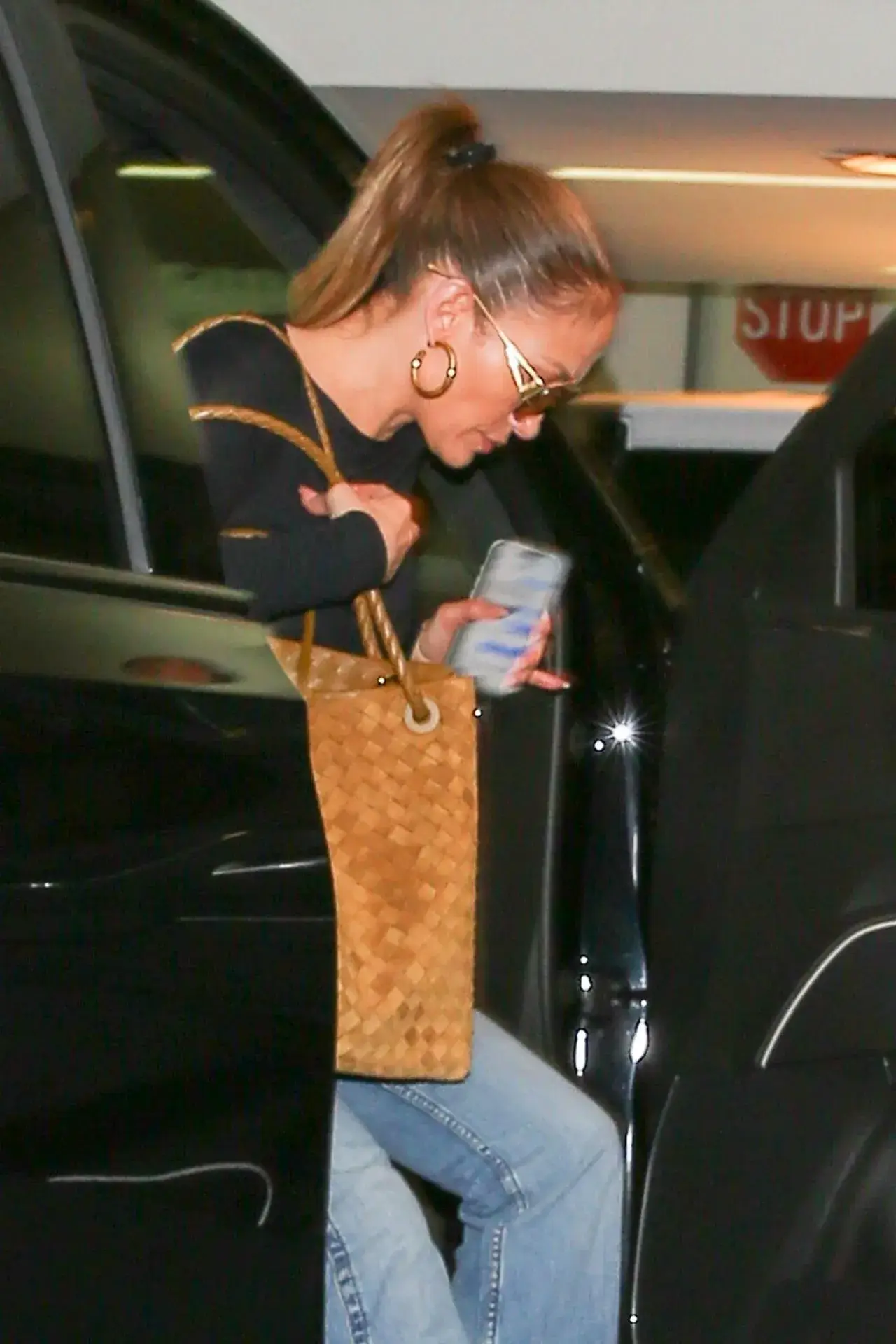 American actress Jennifer Lopez Photos in West Hollywood